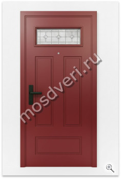 Красная входная дверь со скрытыми петлями - купить от производителя Мосдвери Красная входная дверь со скрытыми петлями